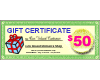 $50.00 Gift Certificates